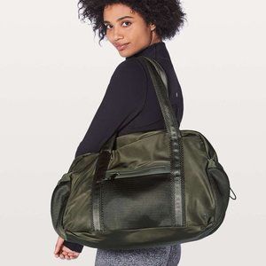 Lululemon Olive Green Duffel Bag